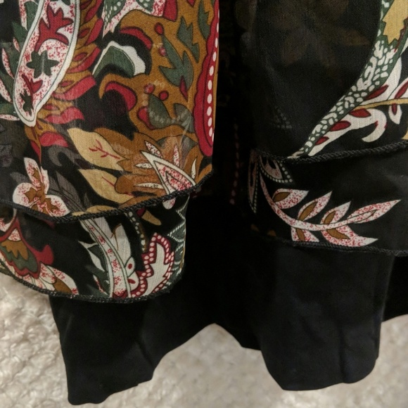 Black thick strapped button dress - Picture 2 of 4